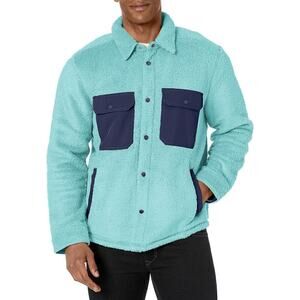 Outerknown Men's Standard Skyline Shirt Jacket Sherpa Fleece Size XL Gorpcore